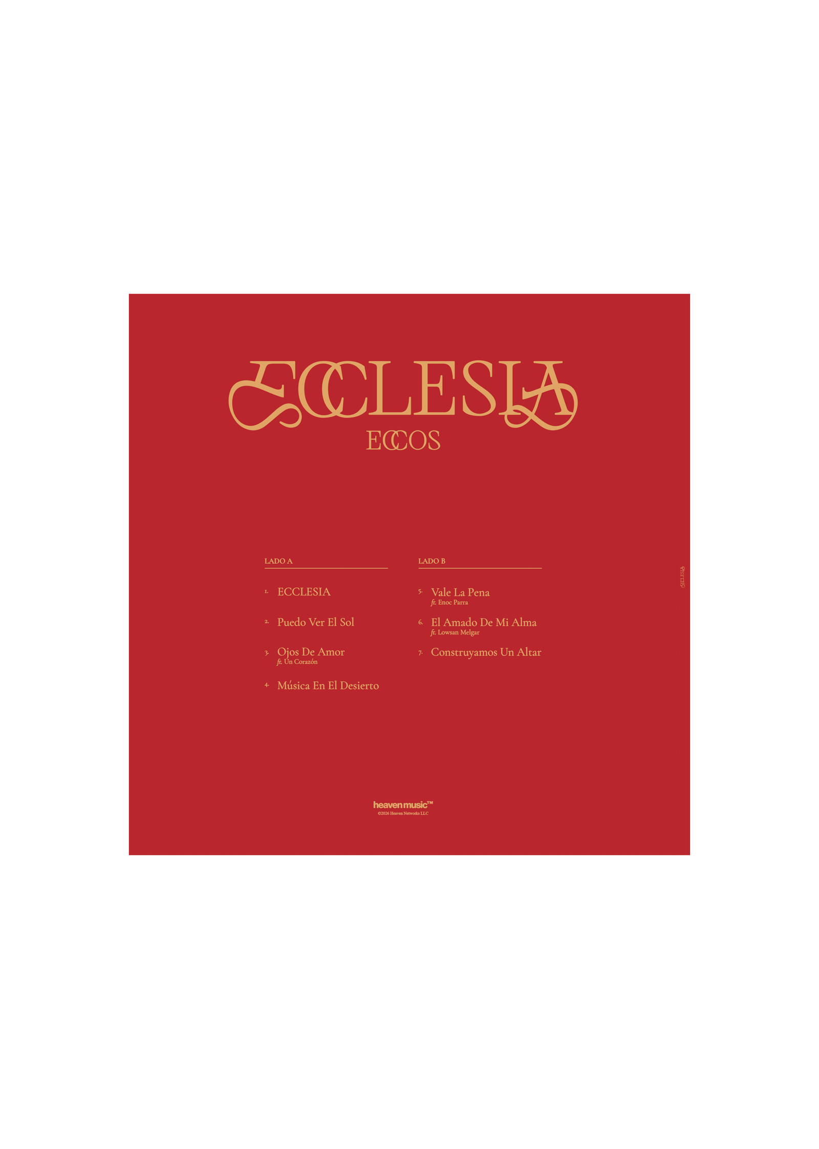 ECCLESIA - ECCOS Vinyl 12'
